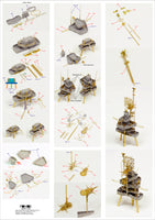 1/350 Pontos Model USS BB-35 Texas 1945 Detail up set (20B Deck Blue Decl) 35024FB