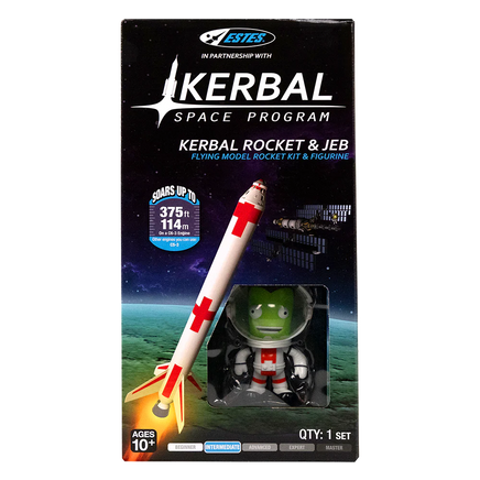 Estes Rockets Kerbal Rocket & Jeb 9726