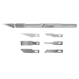 Excel K1 Craft Knife with 6 Additional Assorted Blades 19064
