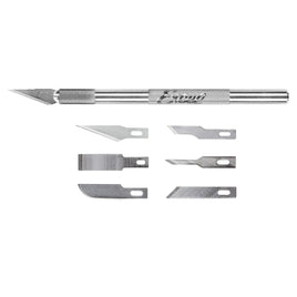 Excel K1 Craft Knife with 6 Additional Assorted Blades 19064 - MPM Hobbies