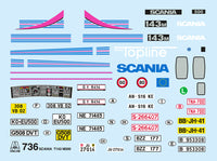 1/24 Italeri Scania T 143M 500 Topline 736