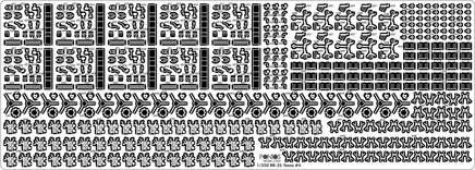 1/350 Pontos Model USS BB-35 Texas 1945 Detail up set (Teak tone Deck) 35024FN