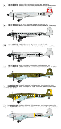 1/144 Roden Focke Wulf FW200V3/A-09 «Immelman III» - 343