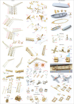 1/350 Pontos Model USS BB-63 Missouri 1945 Detail up set (20B Deck Blue) 35026FB