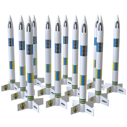 Estes Rockets Generic E2X® Bulk Pack (12 pk) - MPM Hobbies