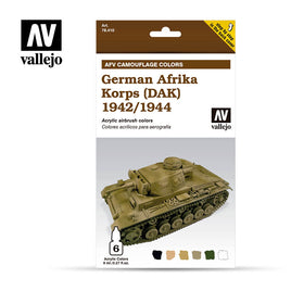 Vallejo 6ml Set of 8 (1942-1944) German Afrika Korps (DAK)  - 78410