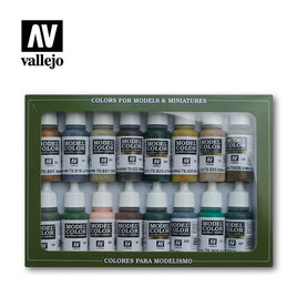 Vallejo Set of 16 (17ml) German Camouflage WWII - 70114