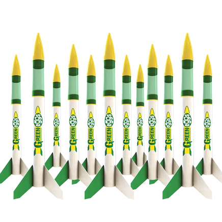 Estes Rockets Green Eggs™ Bulk Pack (12 pk) - MPM Hobbies