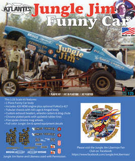 1/25 Atlantis Models Jungle Jim Funny Car - 1440