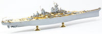 1/350 Pontos Model USS BB-63 Missouri 1945 Detail up set (Teak Tone) 35026FN