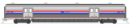 HO Kato Amtrak Viewliner II Baggage Car Phase III Heritage #61058 w/Lighting 3562121 - MPM Hobbies