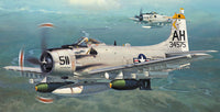 1/72 Hasegawa A-1H Skyraider with Rocket Pod 2466