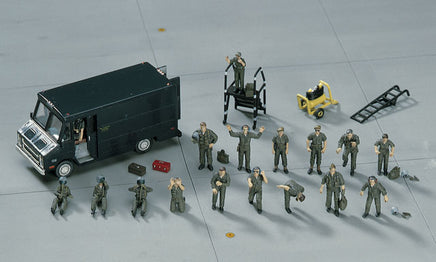 1/72 Hasegawa American Pilot/Ground Crew Set 35007