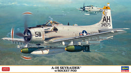 1/72 Hasegawa A-1H Skyraider with Rocket Pod 2466