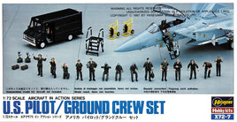 1/72 Hasegawa American Pilot/Ground Crew Set 35007