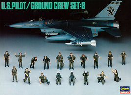 1/48 Hasegawa American Pilot/Ground Crew Set B 36005