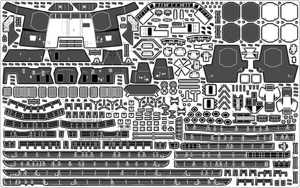 1/350 Pontos Model USS DDG-98 Forrest Sherman Flight IIa Detail Up Set 35027F1