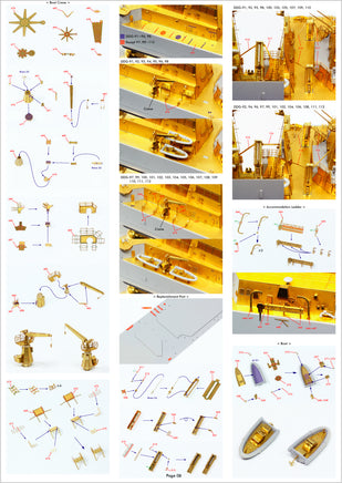 1/350 Pontos Model USS DDG-98 Forrest Sherman Flight IIa Detail Up Set 35027F1