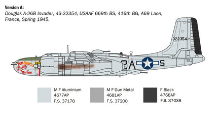 1/72 Italeri A-26 B Invader 1274