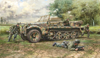1/35 Italeri Sd.Kfz. 10 Demag D7 with German Paratroops 6561