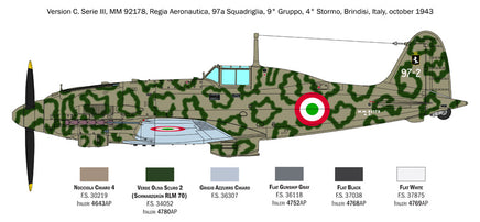 1/32 Italeri Macchi MC.205 Veltro 2519