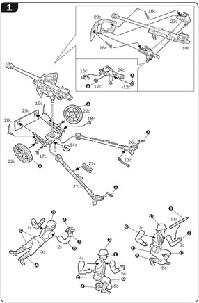 1/72 Italeri German Gun Set Pak35/Pak40/Flak38 - 7026