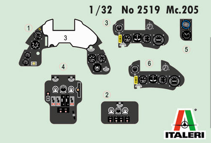 1/32 Italeri Macchi MC.205 Veltro 2519
