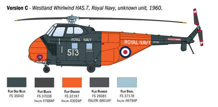 1/72 Italeri HO4S-3 / HAS.7 / H-19 - 1476