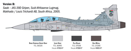 1/48 Italeri JAS-39D Gripen Twin Seater 2664