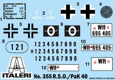 1/35 Italeri RSO / PAK 40 - 0355