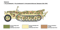 1/35 Italeri Sd.Kfz. 10 Demag D7 with German Paratroops 6561