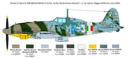 1/32 Italeri Macchi MC.205 Veltro 2519