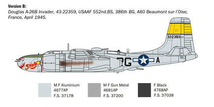 1/72 Italeri A-26 B Invader 1274