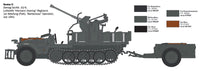 1/35 Italeri Sd.Kfz.10/4 with Flak 30 and Crew 6395