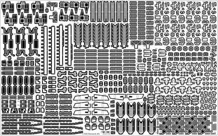 1/350 Pontos Model Bismarck 1941 Detail Up Set for Revell 35022F1