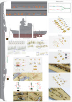 1/350 Pontos Model Bismarck 1941 Detail Up Set for Revell 35022F1
