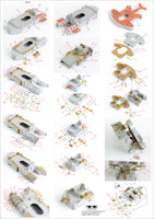 1/350 Pontos Model Bismarck 1941 Detail Up Set for Revell 35022F1