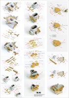 1/350 Pontos Model Bismarck 1941 Detail Up Set for Revell 35022F1