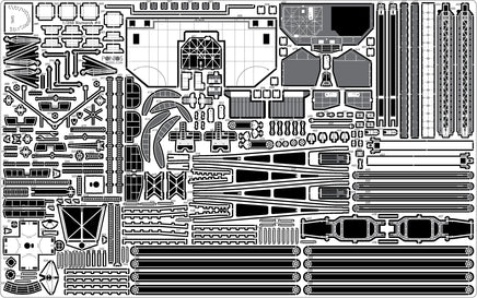 1/350 Pontos Model Bismarck 1941 Detail Up Set for Revell 35022F1