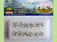 HO Scale JTT - Assorted Flower Plants 3 - 95561