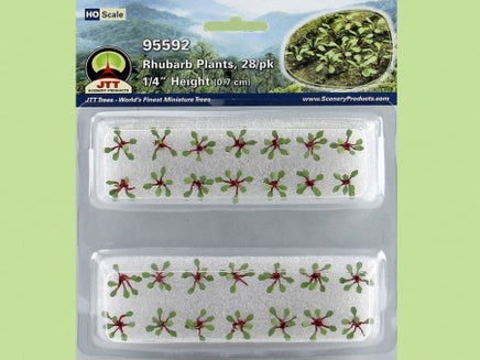 HO Scale JTT - Rhubarb Plants 1/4" 28/pk - 95592