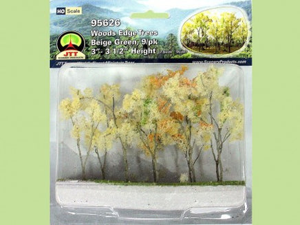 HO Scale JTT - Woods Edge Trees Beige Green - 95626