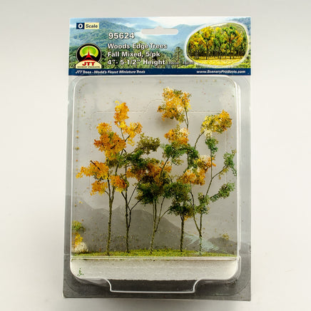 O Scale JTT - Woods Edge Trees Fall Mixed - 95624