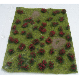 JTT - Flowering Meadow: Red 5" x 7" Sheet - 95604