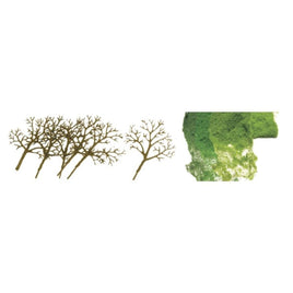 N Scale JTT - Deciduous Trees Premium Kit 1.5" to 3" - 92017