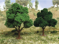 Multi Scale JTT - Deciduous 4 to 5" Green 4pcs - 92132
