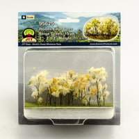 N Scale JTT - Woodsedge: 2" - 2.5" Beige-Green 15/pk - 95625