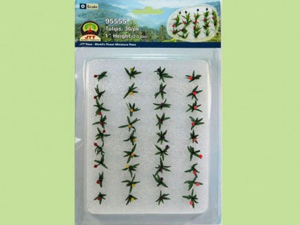 O Scale JTT - Tulips 1" 36/pk - 95555