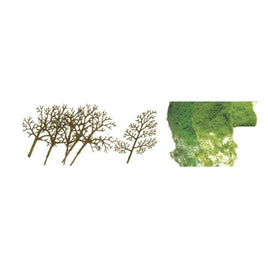 HO Scale JTT - Sycamore Trees Kit 3"-4" - 92020