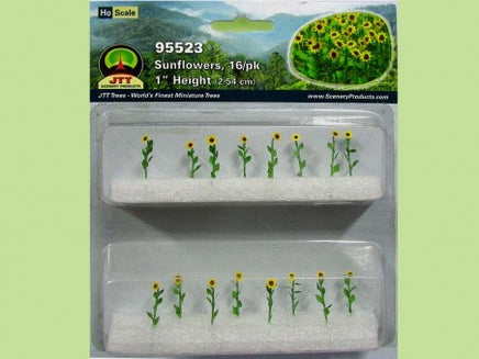 HO Scale JTT - Sunflowers 1" 16/pk - 95523